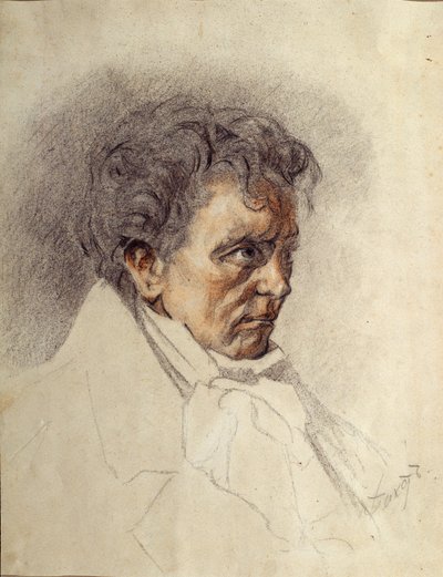 Portrait of Ludwig van Beethoven by Leon Bakst